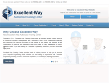 Tablet Screenshot of excellent-way.com